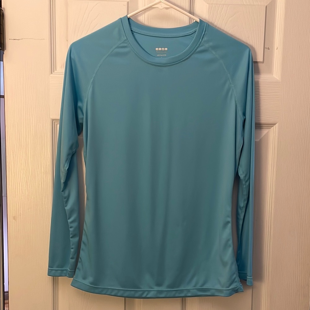IRO Blue Performance Rash Guard